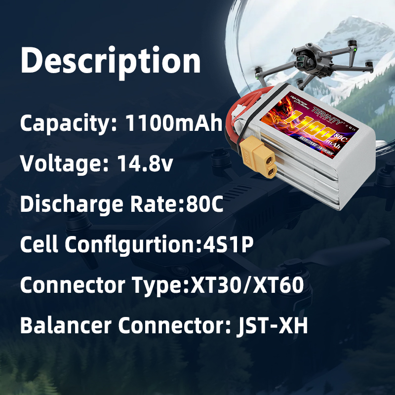 TERANTY 4S 1100mAh 80C/160C Li – Drone Battery Lipo Bewertung und Preis