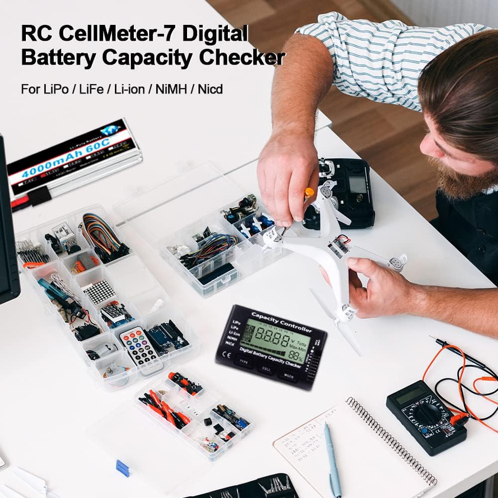 RC Cellmeter 7 Digital Battery – Drone Battery Voltage Checker Bewertung und Preis